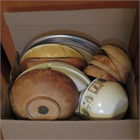 Wooden Bowls, Veggie & Dip Tray