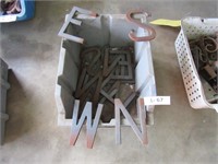 Bin of Metal Letters