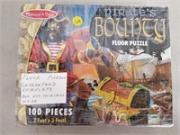 Pirate Bounty floor puzzle complete minimal wear