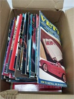 box lot of corvette  magazines