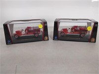 2 1932 Buffalo Type 50 Die Cast Fire Trucks