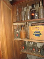 Assorted collectible bottles