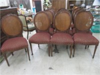 10PC VINTAGE ORNATELY CARVED COUNTRY