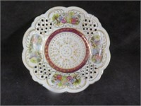 VINTAGE PORCELAIN RETICULATED BOWL WITH