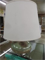 MID CENTURY MODERN SILVERED MIRROR GLASS LAMP