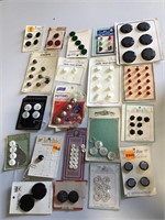 Buttons new old stock 20 cards