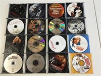 Group of 16 dvds disc only in case