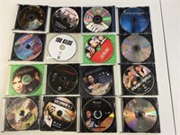 16 dvd mix lot discs only in case
