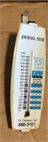 Journal star working metal thermometer