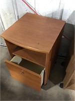 Small side cart with bottom drawer