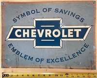 Chevrolet reproduction sign
