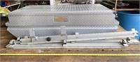 Diamond plate toolbox and mounting hardware