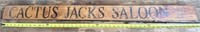 Cactus jacks saloon sign