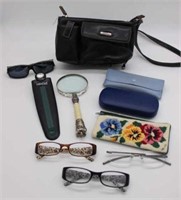 Purse, Magnifying & Reading Glasses