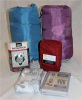 Sleeping Bags, Misc. Linens & GPS Tracker