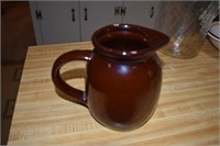 brown pitcher