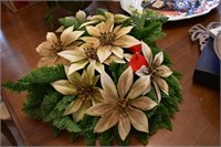 Christmas floral arrangement