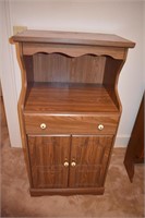 cabinet with white knobs