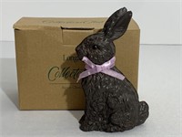 Chocolate resin bunny