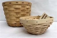 Small round bowl &  1998 second quality basket