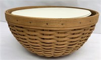 13 inch bowl basket with protector and lid