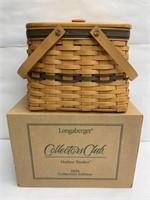 1998 Harbor basket with protector and lid Signed