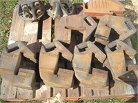 SET OF 12 ALLIS CHALMERS FRONT WEIGHTS
