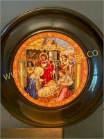 1996 Shepherdâ€™s Visit Christmas plate