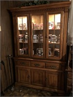 Lighted China Hutch *Items NOT included
