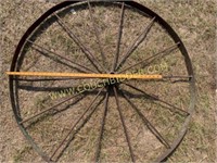 Large 48" steel wheel
