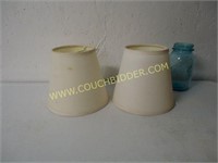 Pair of Clip on Lamp Shades