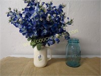 Bluebonnet Faux Floral Arrangement