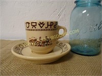 Westward Ho Rodeo Cup & Saucer