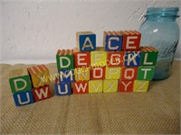 Vintage Alphabet Blocks