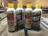 4 Unused Cans Of Blaster Lubricant