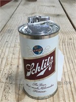 Life Size Schlitz Beer Tin Can Lighter