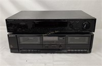 Sony St-jx311 Fm Stereo & Cassette Deck Combo