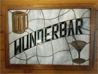 "Wunderbar" stained glass piece - 2