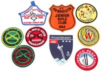 MIXED MERIT & AWARD PATCHES - BOY SCOUTS, NRA & MO