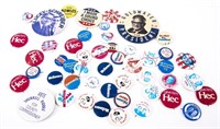 PRESIDENTIAL POLITICAL CAMPAIGN BUTTONS - 1960s -