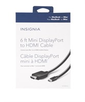 Insignia 6 ft.) Mini DisplayPort to 4K HDMI Cable