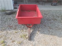 Yard cart with dump bed