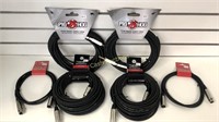 Pig Hog Audio Cable Lot of 6 BRAND NEW!!