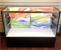 Glass Retail Display Case with LED lighting