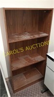 Brown wood shelf adjustable shelves