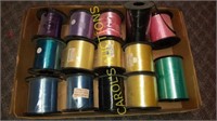 14 new rolls of ribbon wrap various colours