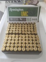 100 rounds Remington 9 mm 115gr