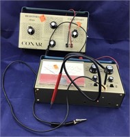 Pair of Resistors and Meters