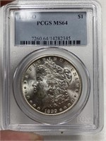 PCGS MS64 1899-O Morgan Silver Dollar