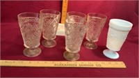 Glass cups (10)